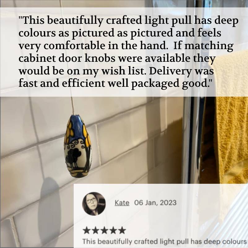 ceramic light pull for bathroom review by customer