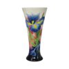 tall slim vase blue flower decoration